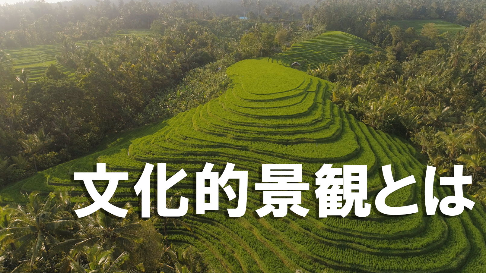 「文化的景観」とは？