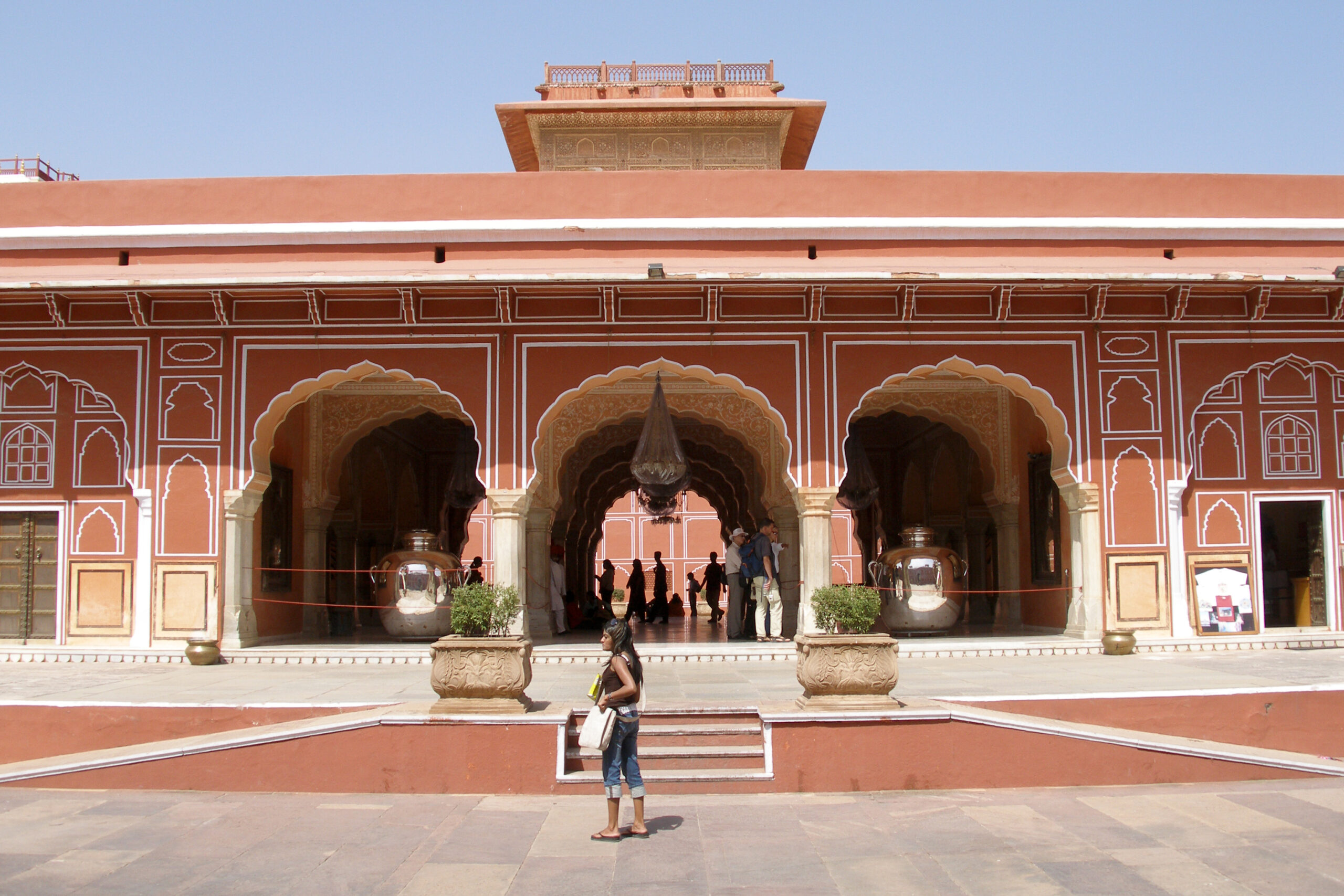 ラジャスタン州のジャイプール市街