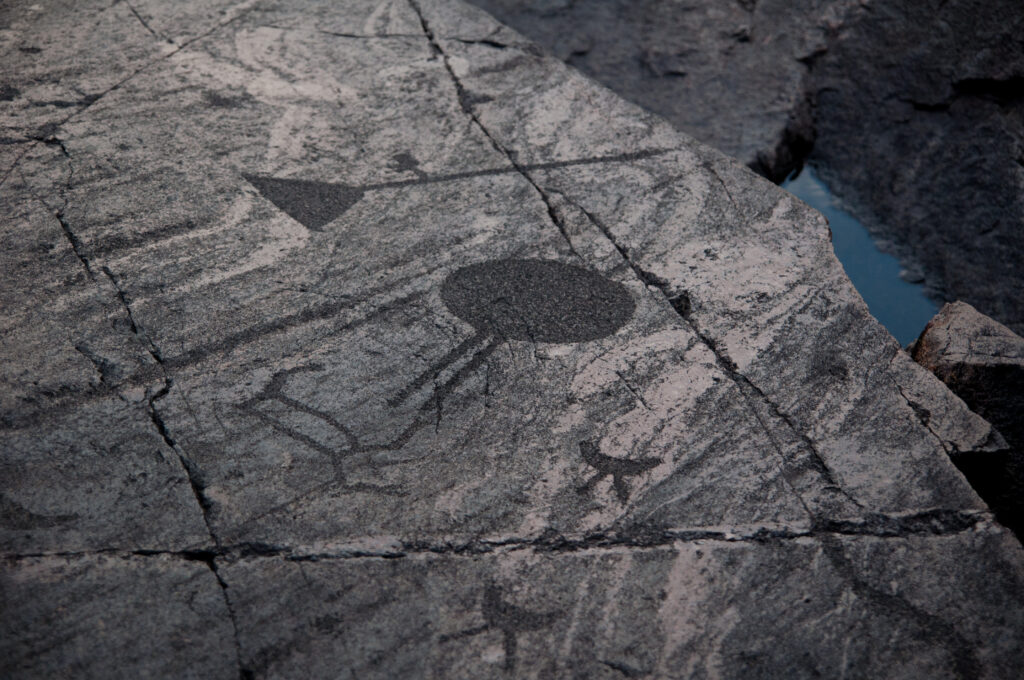 オネガ湖と白海の岩絵群