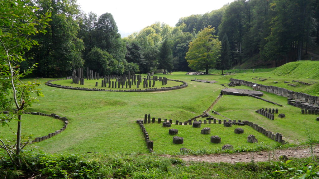 オラシュティエ山脈のダキア人要塞