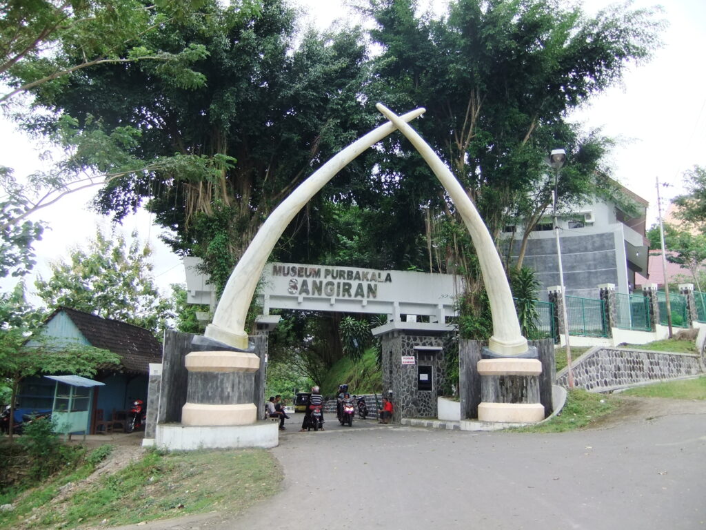 人類化石出土のサンギラン遺跡