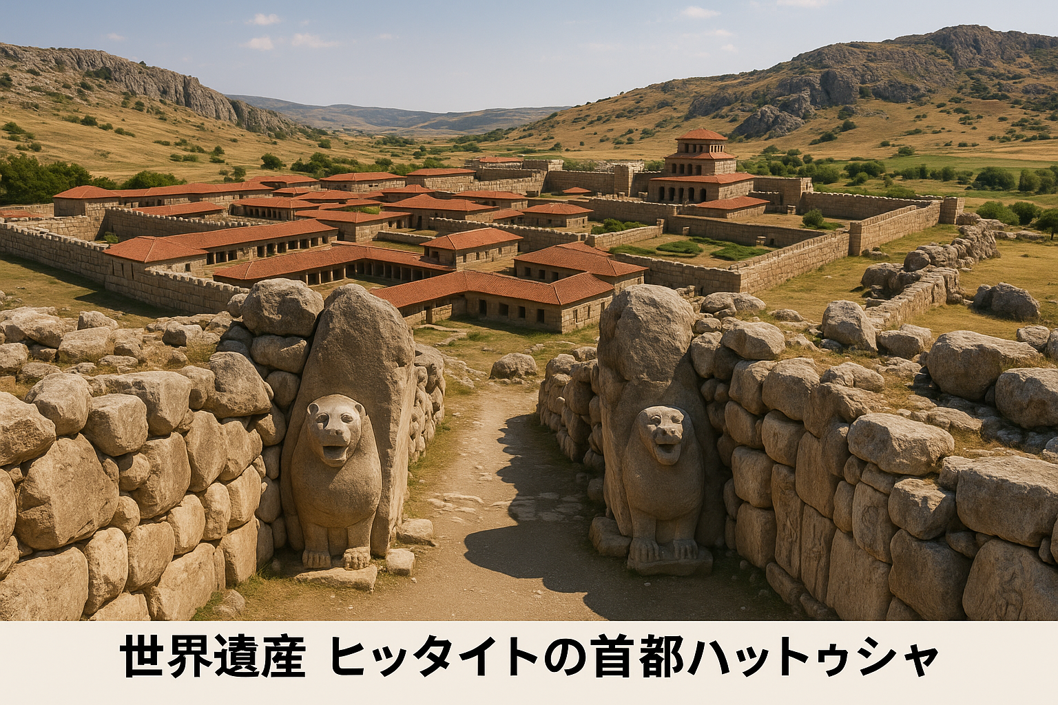 ヒッタイトの首都ハットゥシャ